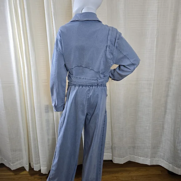 Chic Light Blue Flare & Wide Leg Jeans